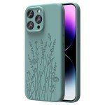 Midnight Green Floral iPhone 15 Pro Case