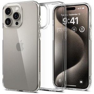 Spigen Ultra Hybrid iPhone 15 Pro Case - Clear