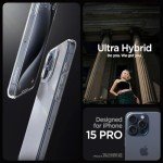 Spigen Ultra Hybrid iPhone 15 Pro Case - Clear