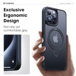Magnetic Stand iPhone 15 Pro Case - Black