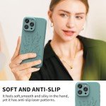 Midnight Green Floral iPhone 15 Pro Case