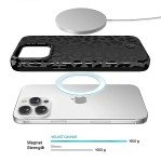 Black Leopard Print iPhone 15 Pro Case - Shockproof