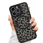 AIGOMARA Black Leopard iPhone 15 Pro Case