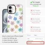 MOSNOVO iPhone 16 Clear Case with Drop Protection