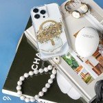 Karat Marble iPhone 15 Pro Case with Bling