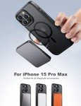 Tigowos Shockproof Matte Case for iPhone 15 Pro Max