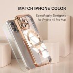 Misea Magnetic iPhone 15 Pro Max Case - Gold