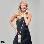 Karat Marble iPhone 15 Pro Case with Bling