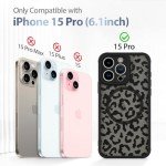 AIGOMARA Black Leopard iPhone 15 Pro Case