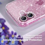 Cute Glitter Clear Case for iPhone 16