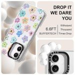 MOSNOVO iPhone 16 Clear Case with Drop Protection