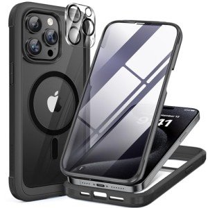 Magnetic Full-Body Case for iPhone 15 Pro Max