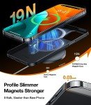 TORRAS Magnetic Slim Case for iPhone 15 Pro Max