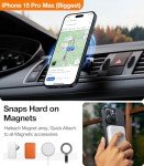 TORRAS Magnetic Slim Case for iPhone 15 Pro Max