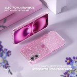 Cute Glitter Clear Case for iPhone 16