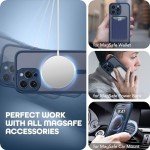 TIESZEN Magnetic iPhone 15 Pro Max Case - Dark Blue