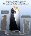 TORRAS Slim Clear Case for iPhone 16