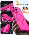 Hot Pink Magnetic iPhone 15 Pro Max Case