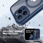 TIESZEN Magnetic iPhone 15 Pro Max Case - Dark Blue