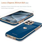 Cute Gold Love-Heart iPhone 15 Pro Max Case