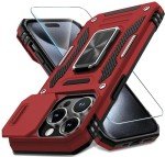 iPhone 15 Pro Max Case with Kickstand and Cover