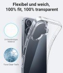 TORRAS Slim Clear Case for iPhone 16