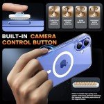 TAURI Clear iPhone 16 Case with Camera Control