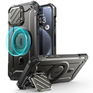 SUPCASE iPhone 15 Pro Max Rugged Case with Kickstand
