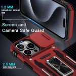 iPhone 15 Pro Max Case with Kickstand and Cover