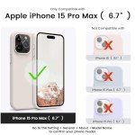 OTOFLY iPhone 15 Pro Max Soft Silicone Case