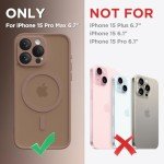 MagSafe Compatible iPhone 15 Pro Max Case - Brown