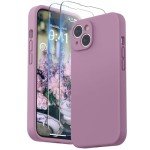 iPhone 14 Liquid Silicone Case with Screen Protector