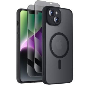 iPhone 14 Case with MagSafe & Privacy Protectors