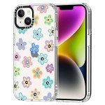 Groovy Flower Clear Case for iPhone 14