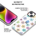 Groovy Flower Clear Case for iPhone 14