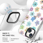 Groovy Flower Clear Case for iPhone 14