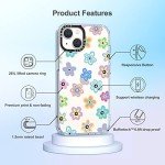 Groovy Flower Clear Case for iPhone 14