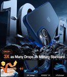TORRAS Shockproof iPhone 14 Case - Navy Blue