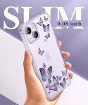 Floral iPhone 14 Case with Screen & Lens Protectors
