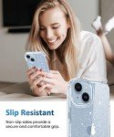 MIODIK iPhone 14 Case with Glitter & Protectors