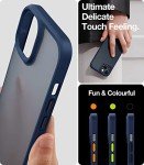 TORRAS Shockproof iPhone 14 Case - Navy Blue
