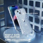 Cute Glitter Clear Case for iPhone 14