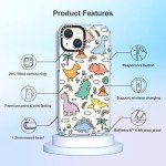 Dinosaur Land iPhone 14 Clear TPU Bumper Case