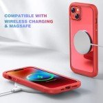 Diaclara iPhone 14 Rugged Case with Screen Protector