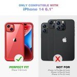 Diaclara iPhone 14 Rugged Case with Screen Protector