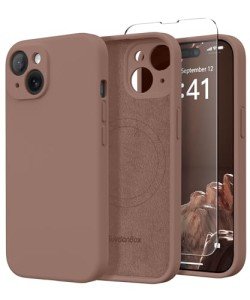 SuydanBox Magnetic Silicone Case for iPhone 14