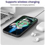 iPhone 14 Shockproof Slim Silicone Case (Black)