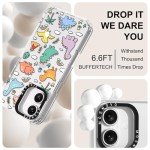Dinosaur Land Clear TPU Case for iPhone 16