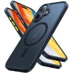TORRAS Magnetic Shockproof iPhone 16 Case - Black