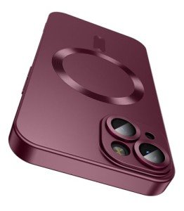 LEKEVO MagSafe Slim iPhone 14 Case - Burgundy